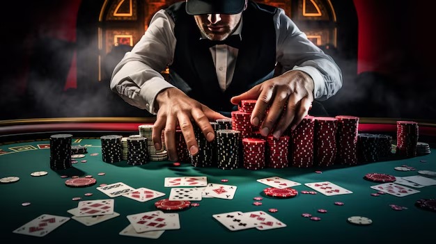 Roulette table with real-time betting interface